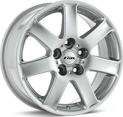 Rial Flair 6x15 5x100 ET 38 Dia 63.3 polar-silver