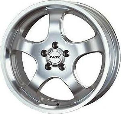Rial GS 7x15 5x100 ET 30 Dia 63.3 Polar Silver Lip Polished