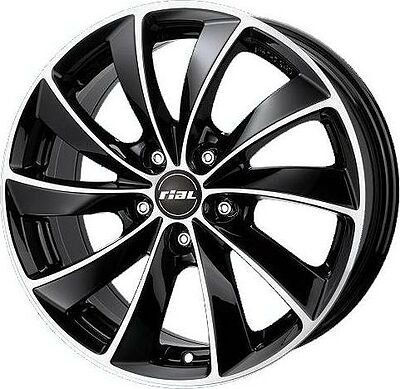 Rial Lugano 7.5x17 5x114.3 ET 36 Dia 70.1 graphit-matt front polished