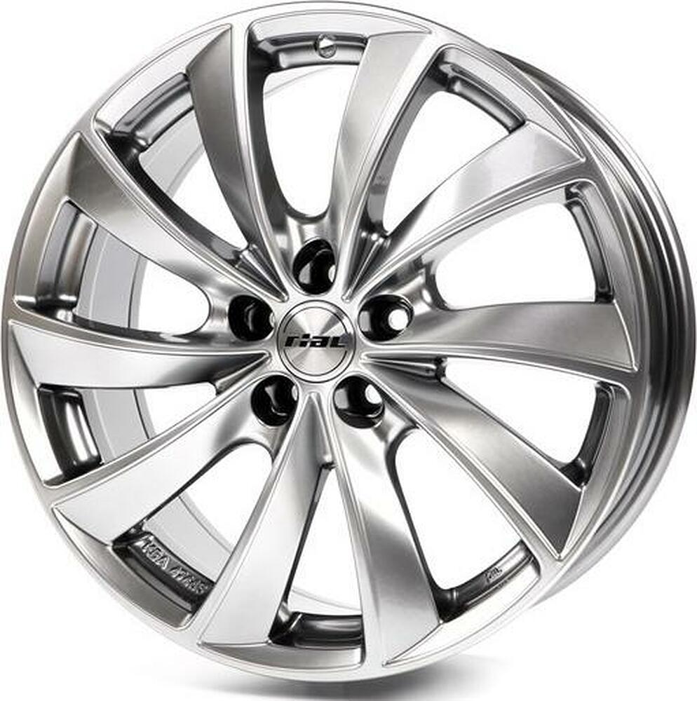 Rial Lugano 8.5x19 5x120 ET 20 Dia 76.1 sterling-silver