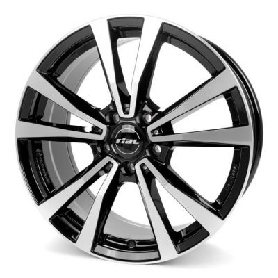 Rial M12X 8x19 5x112 ET 34 Dia 66.5 Diamant black front polished