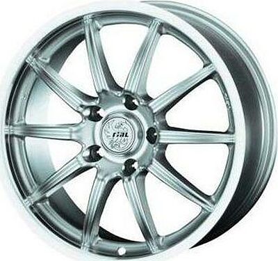 Rial Monza 8x18 5x120 ET 14 Dia 76 Sterling Silver Lip Polished