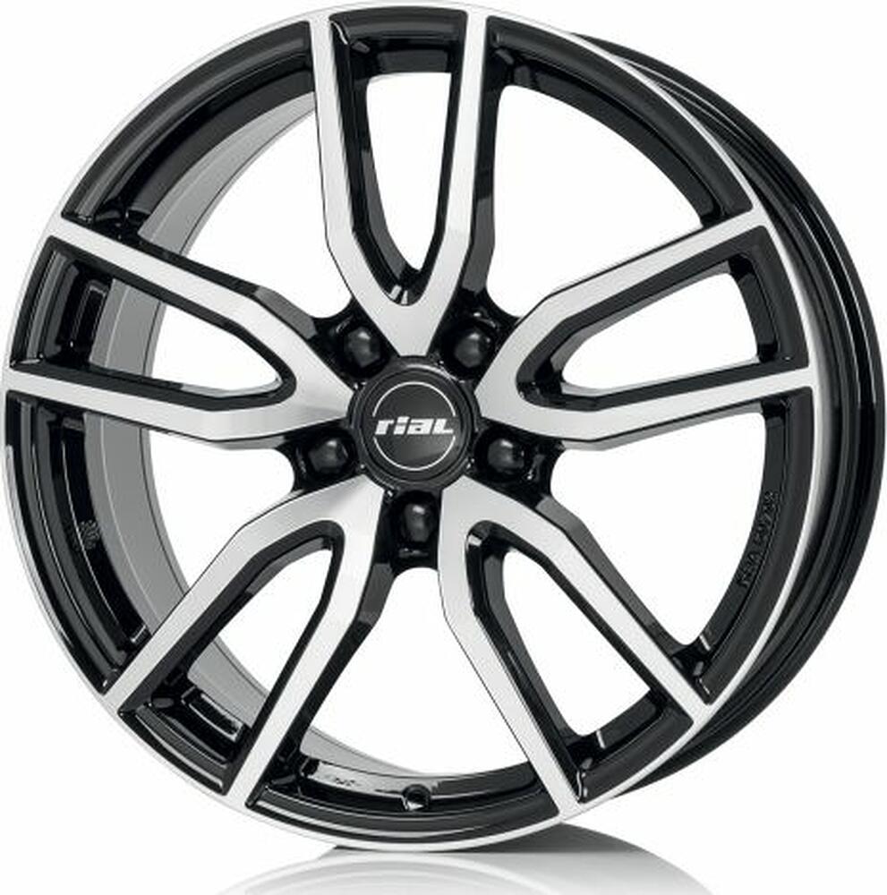 Rial Torino 8x19 5x114.3 ET 40 Dia 70.1 Diamond Black