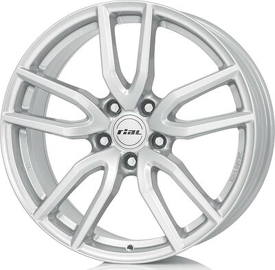 Rial Torino 8x19 5x112 ET 48 Dia 70.1 polar silver