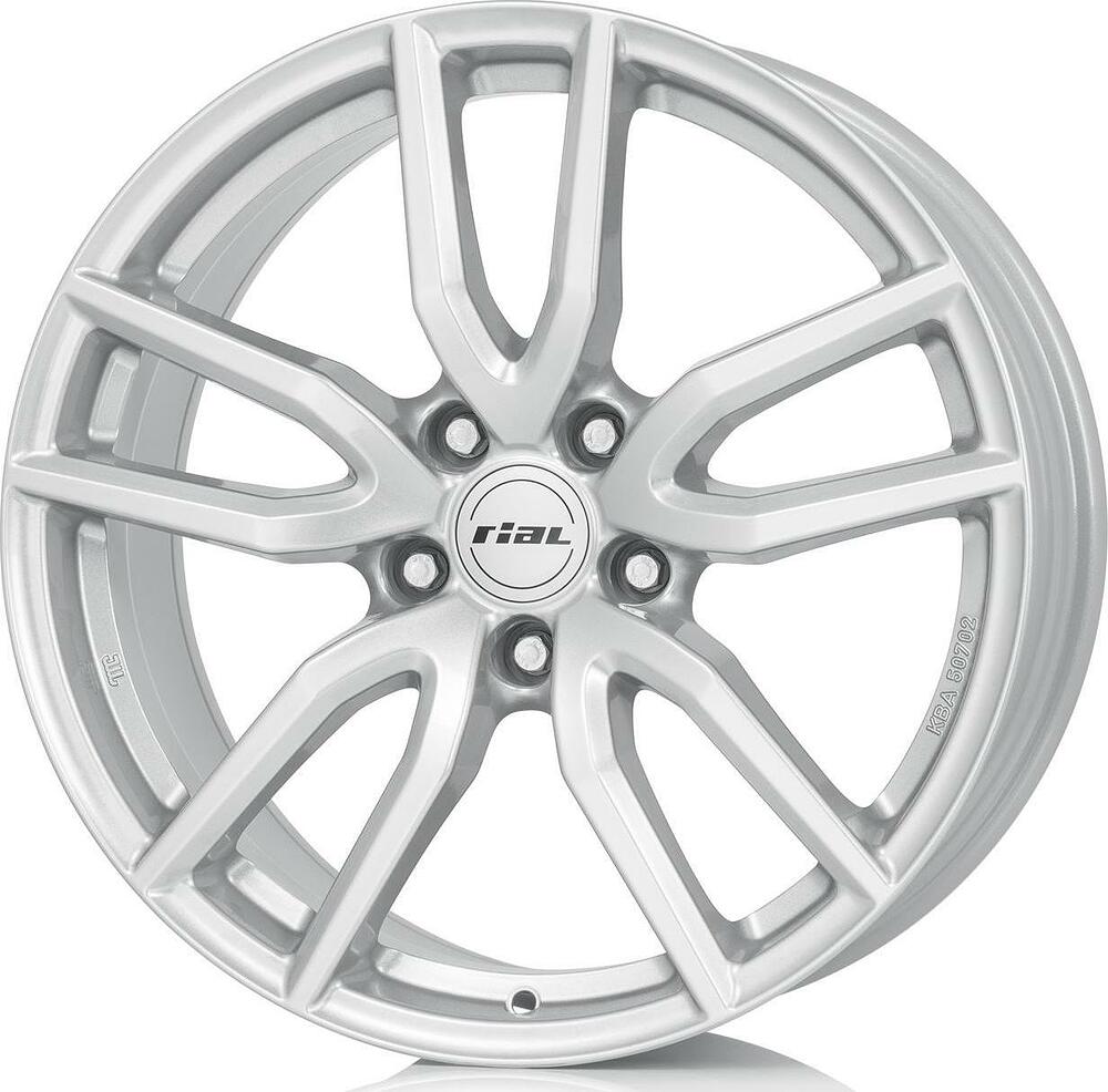 Rial Torino 6.5x16 5x112 ET 50 Dia 70.1 polar silver