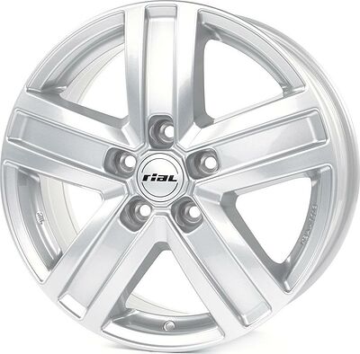 Rial Transporter 6.5x16 5x160 ET 60 Dia 65.1 polar silver