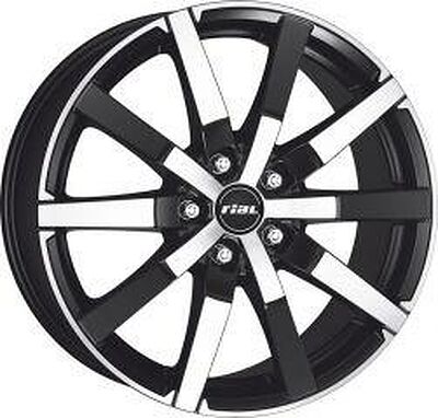 Rial Trenta 7.5x17 5x120 ET 36 Dia 76.1 racing-black front polished