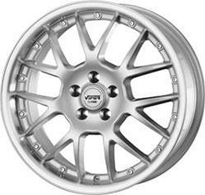 Rial Viper D 7.5x16 5x112 ET 35 Dia 70.1 Silver Lip Polished