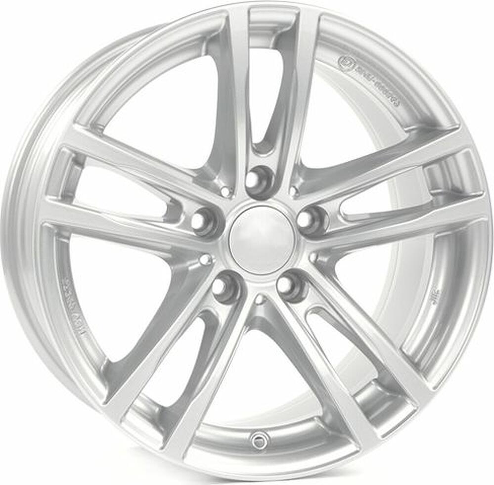Rial X10 7.5x17 5x120 ET 37 Dia 72.6 polar silver