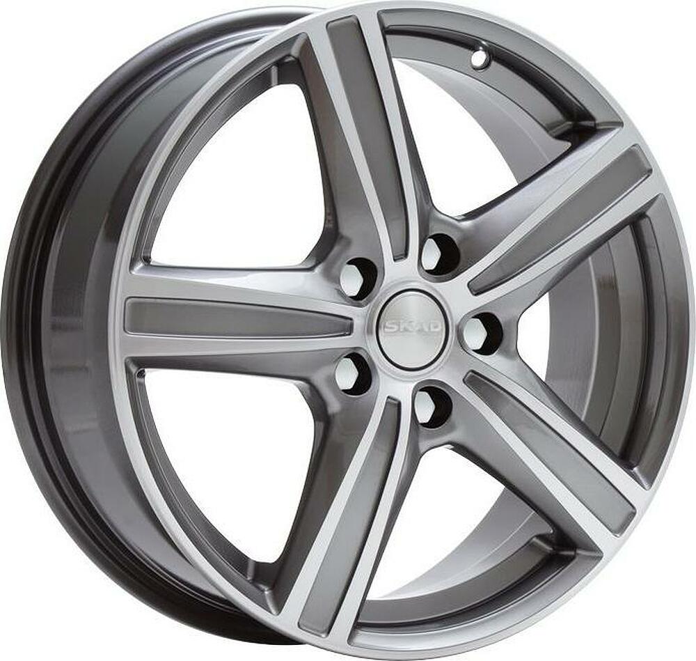 Скад Адмирал 7.5x18 5x108 ET 45 Dia 67.1 алмаз-грей