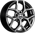Скад KL-368 Qashqai 6.5x16 5x114.3 ET 40 Dia 66.1 графит