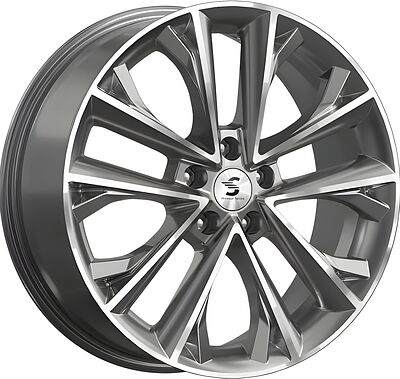 Скад КР012 Tiggo 8 Pro 7x18 5x108 ET 47 Dia 60.1 Diamond Gloss Graphite
