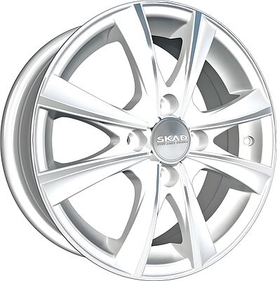 Скад Мальта 5.5x14 4x100 ET 38 Dia 67.1 алмаз-белый