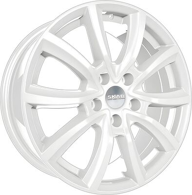 Скад Онтарио 7x17 5x100 ET 48 Dia 56.1 алмаз-белый