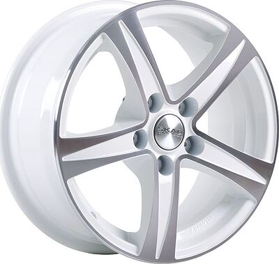 Скад Сакура 6.5x15 5x100 ET 35 Dia 57.1 алмаз-белый