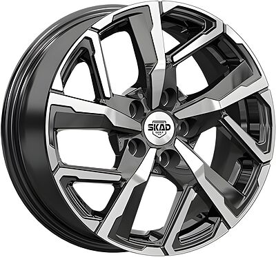 Скад Смолвуд (КЛ1200) 6x15 5x100 ET 38 Dia 57.1 Алмаз