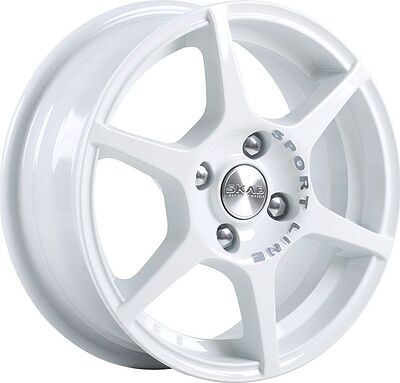 Скад Ягуар 5x14 4x100 ET 38 Dia 67.1 алмаз-белый