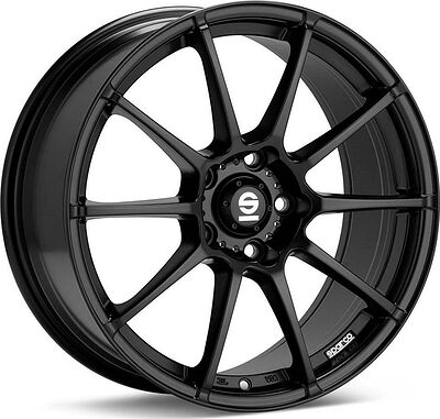 Sparco Assetto Gara 8x18 5x112 ET 48 Dia 75 MATT BLACK