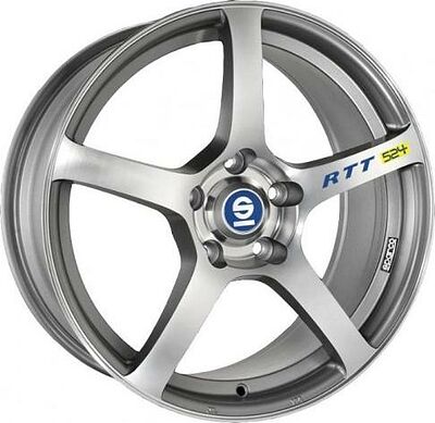 Sparco RTT524 8x18 5x114.3 ET 35 Dia 73.1 MATT SILVER TECH