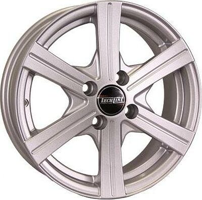 Tech Line TL414 5x14 4x100 ET 43 Dia 67 Silver