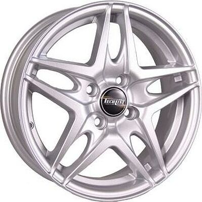 Tech Line TL430 5x14 4x100 ET 43 Dia 60 Silver