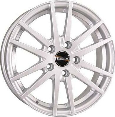 Tech Line TL435 5x14 4x98 ET 35 Dia 58 Silver