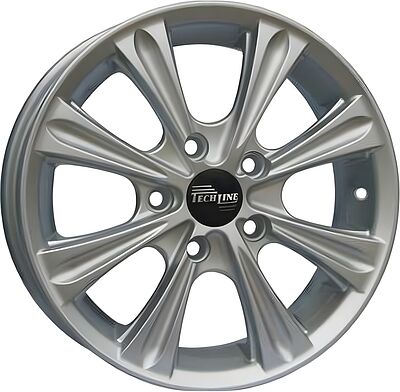 Tech Line TL523 6x15 4x100 ET 39 Dia 67 Silver