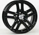 Tech Line TL529 6x15 5x112 ET 38 Dia 66.6 BL