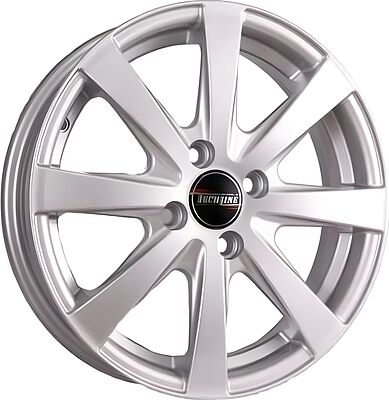 Tech Line TL534 5x15 4x100 ET 45 Dia 60 Silver