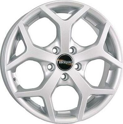 Tech Line TL721 7x17 5x108 ET 50 Dia 67 Silver