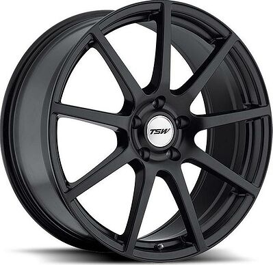 TSW Interlagos 8x17 5x100 ET 35 Dia 72 Matte Black