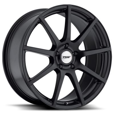TSW Interlagos 8x18 5x114.3 ET 35 Dia 76 matt black