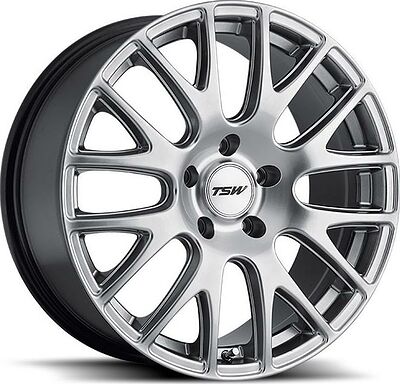 TSW Mugello 8x18 5x114.3 ET 40 Dia 76 hyper silver