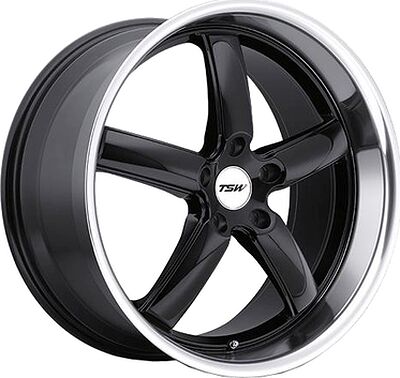 TSW Stowe 8x18 5x114.3 ET 40 Dia 76 gloss black