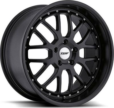 TSW Valencia 8x17 5x114.3 ET 40 Dia 76 Gloss Black Mirror Lip