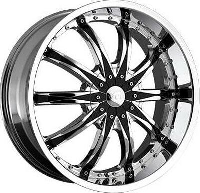 VCT Wheel Abruzzi 8.5x20 5x112/114.3 ET 40 Dia 73.1 chrome+black