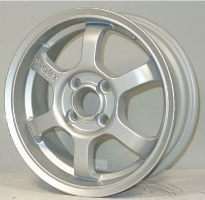 Venti 1501 6x15 4x100 ET 40 Dia 54 Silver