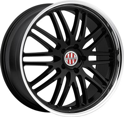 Victor Equipment LeMans 8x19 5x130 ET 45 Dia 71 Gloss Black Mirror Cut Lip