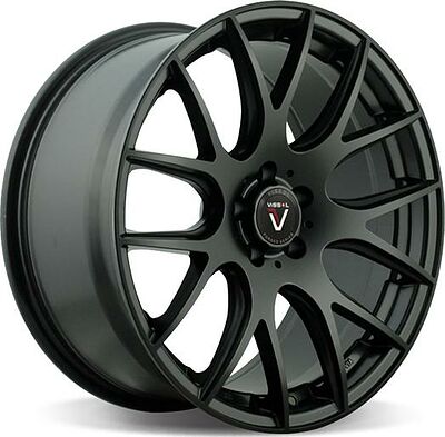 Vissol F-001 8.5x19 5x112 ET 32 Dia 66.6 satin-black