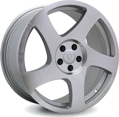 Vissol F-006 8.5x19 5x112 ET 45 Dia 66.6 silver-polished