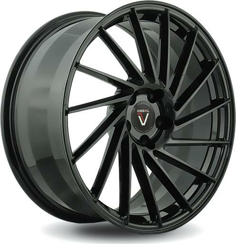 Vissol F-305L 10.5x22 5x120 ET 20 Dia 74.1 gloss-graphite