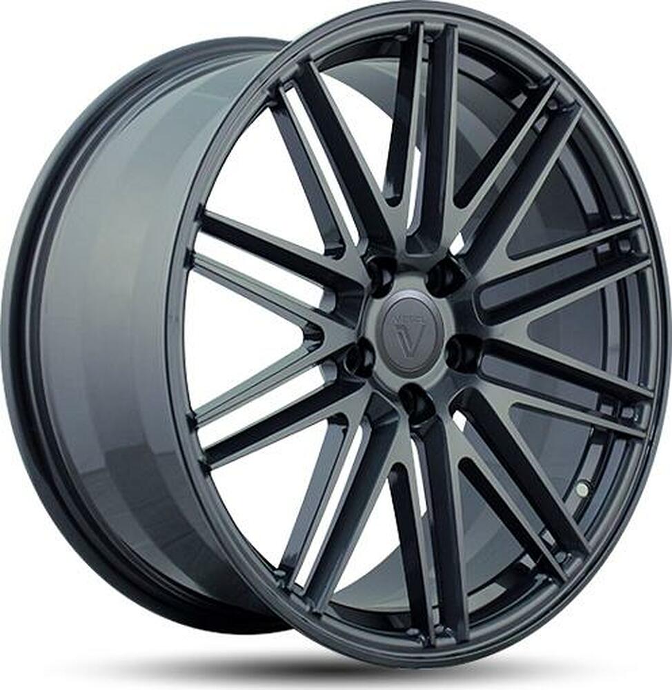 Vissol F-307 10.5x22 5x114.3 ET 30 Dia 73.1 gloss-graphite