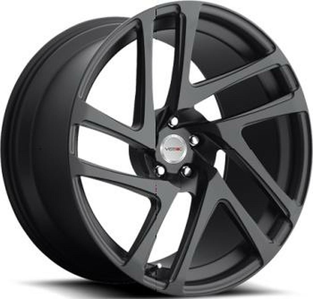 Vissol F-906 9x20 5x112 ET 25 Dia 66.6 satin_black
