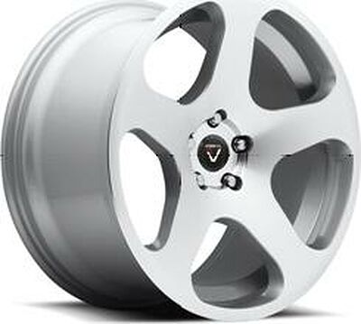 Vissol F-915 8.5x19 5x112 ET 45 Dia 66.6 silver_polished