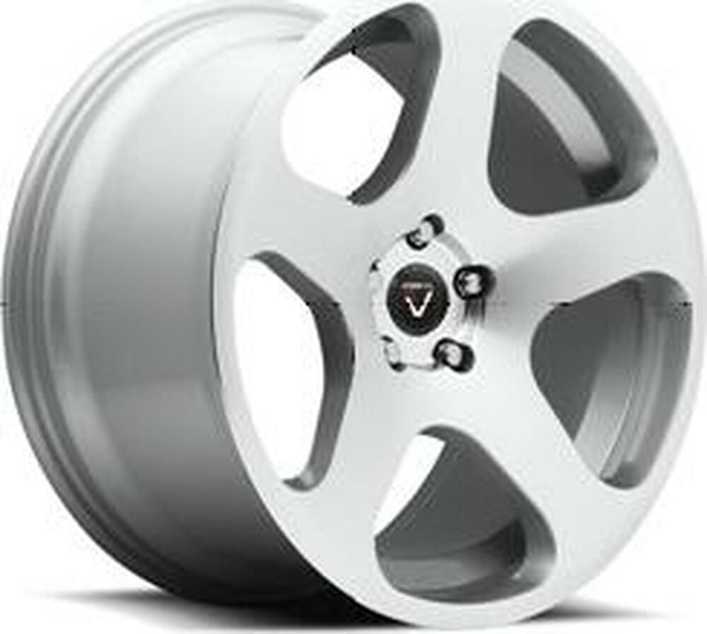 Vissol F-915 8.5x18 5x112 ET 45 Dia 66.6 silver_polished