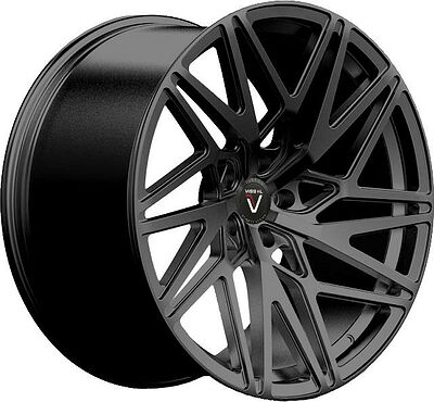 Vissol F-921L 9x20 5x112 ET 33 Dia 66.5 satin_black