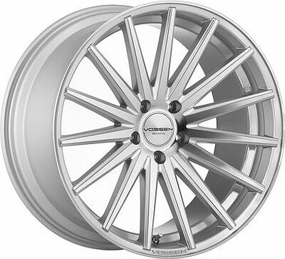 Vossen VFS2 10x20 5x120 ET 45 Dia 72.56 Silver Polished