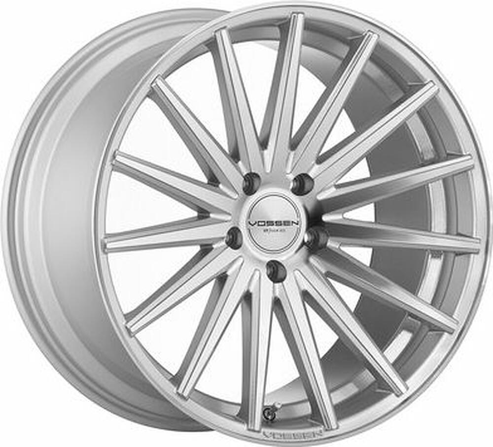 Vossen VFS2 9x22 5x120 ET 15 Dia 72.56 Silver Polished