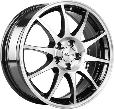 X'trike X-107 6.5x16 5x110 ET 45 Dia 67.1 BK/FP