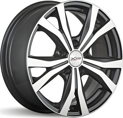 X'trike X-119 6.5x16 5x100 ET 38 Dia 67.1 BKM/FP